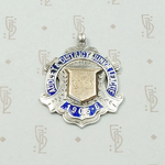 Audley Junior League Gold & Enamel on Silver Medal Fob
