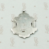 Audley Junior League Gold & Enamel on Silver Medal Fob
