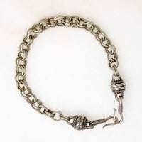 Silver Choker with Amber & Carnelian Beads by Ancient Influences