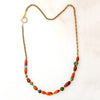 Colorful Ancient Beads & Fancy Chain Necklace by Ancient Influences