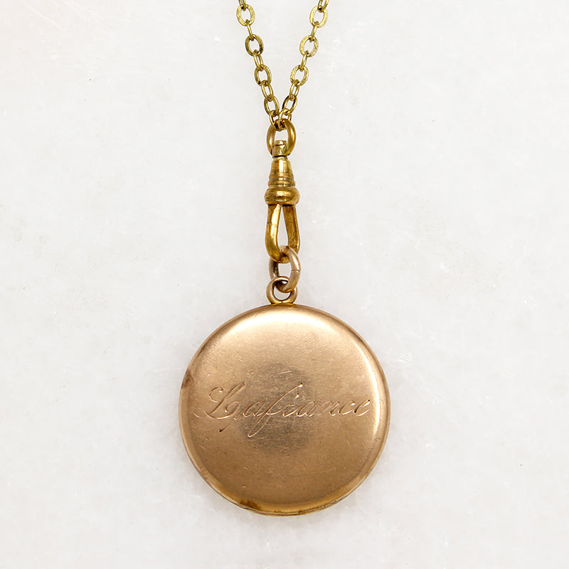 Arthur LaFrance Locket on Glittering Chain by Ancient Influences