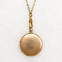 Arthur LaFrance Locket on Glittering Chain by Ancient Influences