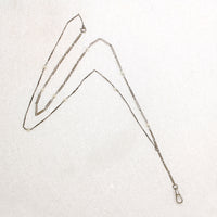 Platinum & Pearl Fancy Link "Y" Chain by Ancient Influences