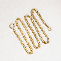Glittering Engraved Curb Married Chain by Ancient Influences