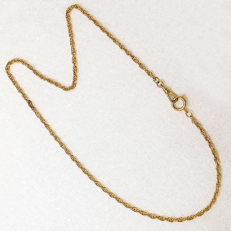 Buttery Gold-Plated Rope Married Chain by Ancient Influences