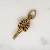 Fascinating Form 14k Gold Watch Key