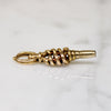 Fascinating Form 14k Gold Watch Key
