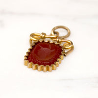 Carnelian Mercury Intaglio in Gold Filled Victorian Fob