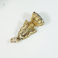 Regency Era Watch Key Spinner Fob with Bloodstone