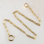 Fun Gold Filled Paperclip Chain by Ancient Influences