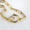 Fun Gold Filled Paperclip Chain by Ancient Influences