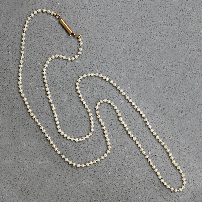 Delicate Natural River Pearls with Gold Clasp by Ancient Influences