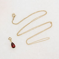 Florid Pink Tourmaline on 14k Gold Chain by Ancient Influences