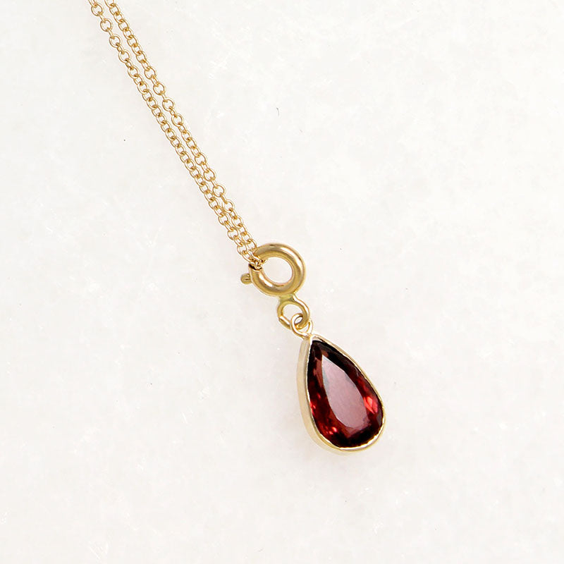 Florid Pink Tourmaline on 14k Gold Chain by Ancient Influences