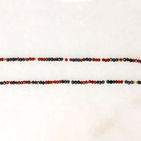 Love & Passion Garnet & Black Zircon Necklace by Ancient Influences