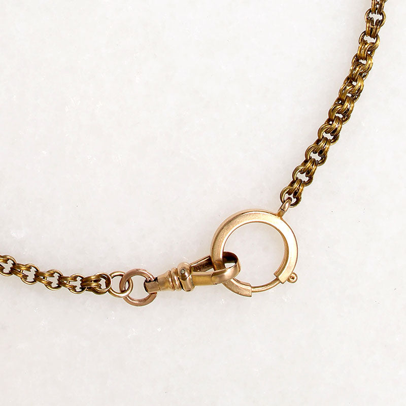 Handsome Victorian Chain with Hook & Bolt by Ancient Influences