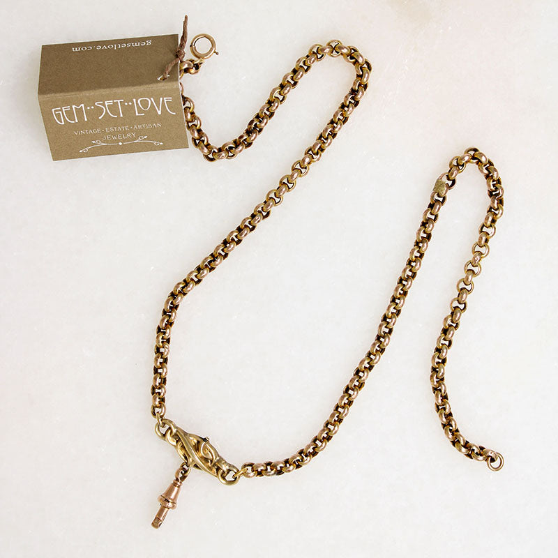 19th Century Decorative Married Chain by Ancient Influences