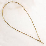 Edwardian Gold Oval & Bar Link Married Chain by Ancient Influences