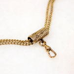 Double Curb Chain with Charm Holder Slide by Ancient Influences