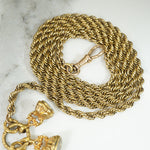 Antique Rope Chain with Georgian Fobs by Ancient Influences