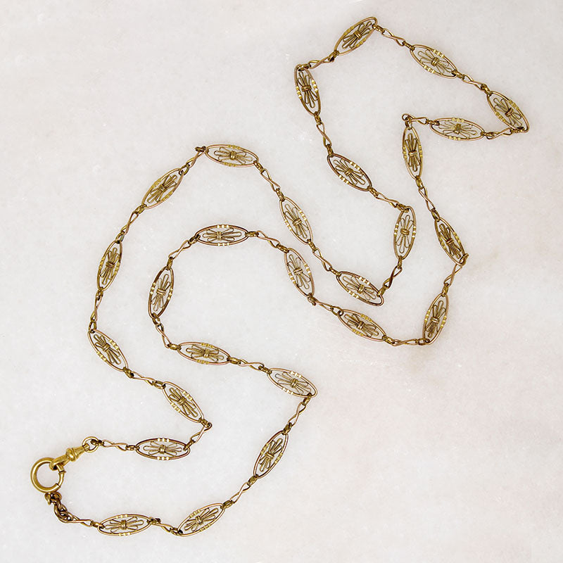 Fancy Filigree Link Chain by Ancient Influences
