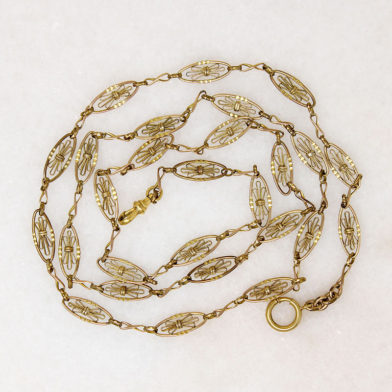 Fancy Filigree Link Chain by Ancient Influences