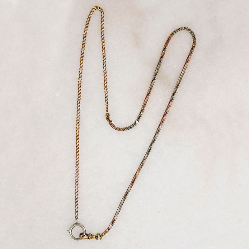 Two-Tone Curb Link Married Chain by Ancient Influences
