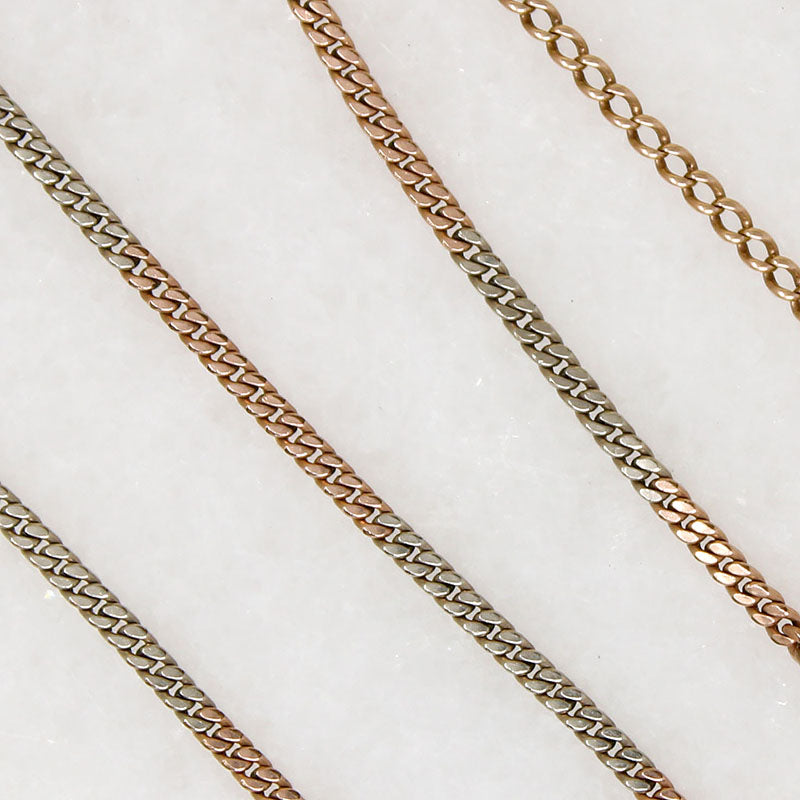Two-Tone Curb Link Married Chain by Ancient Influences