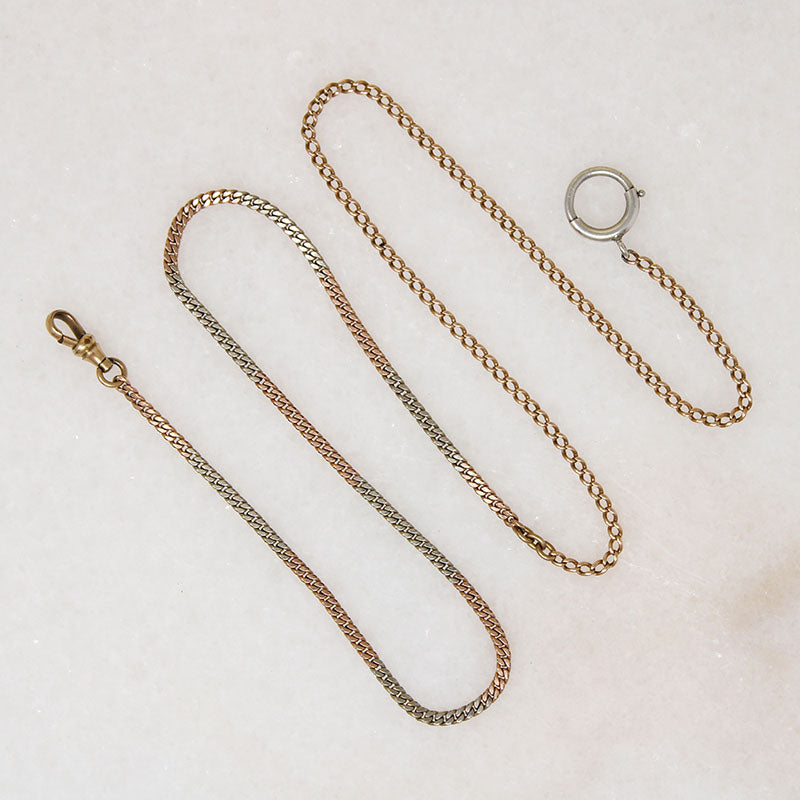 Two-Tone Curb Link Married Chain by Ancient Influences