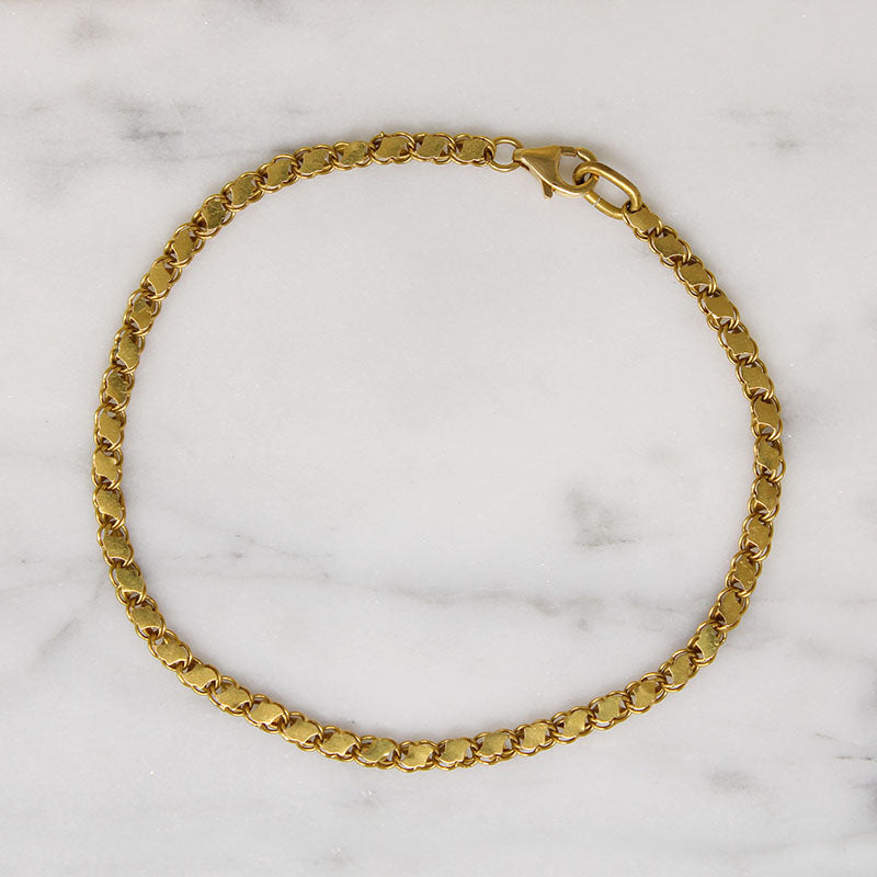 High Karat Gold Link Bracelet by Ancient Influences