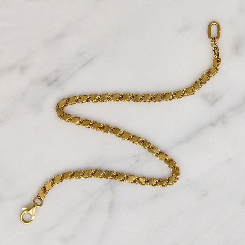 High Karat Gold Link Bracelet by Ancient Influences