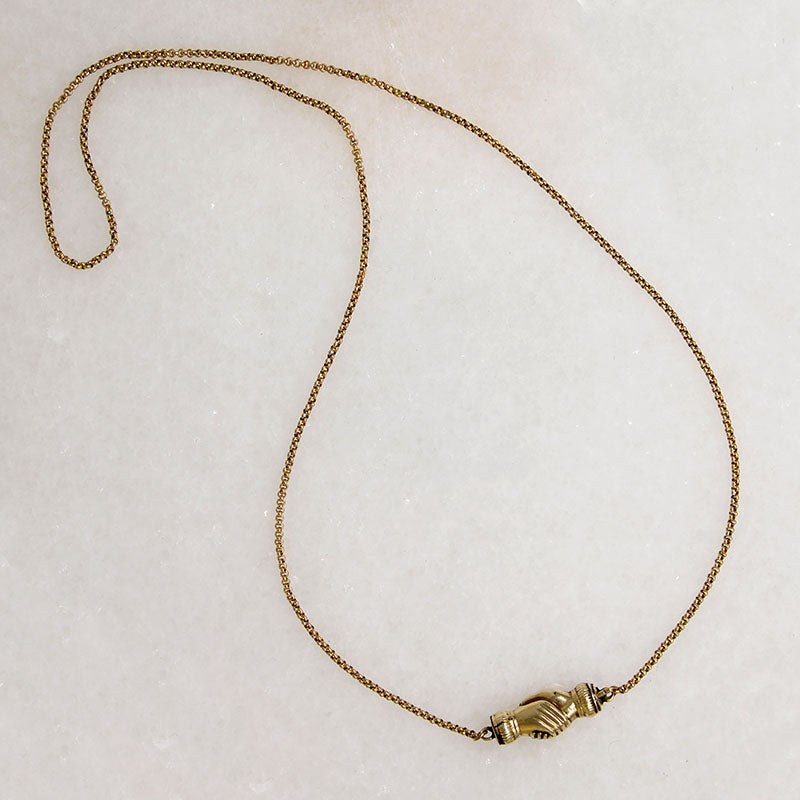 Antique Chain Clasped with Lovers' Hands by Ancient Influences