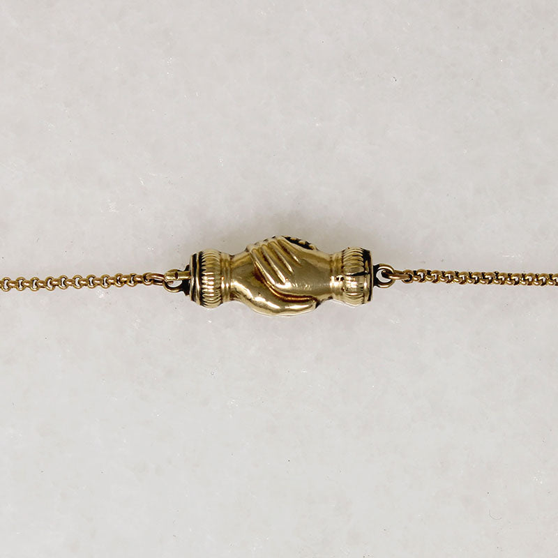 Antique Chain Clasped with Lovers' Hands by Ancient Influences