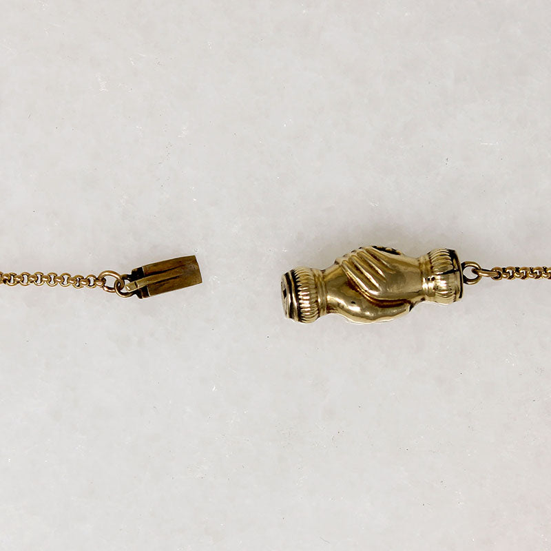 Antique Chain Clasped with Lovers' Hands by Ancient Influences