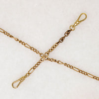 Figaro Chain with Double Hook Drops by Ancient Influences