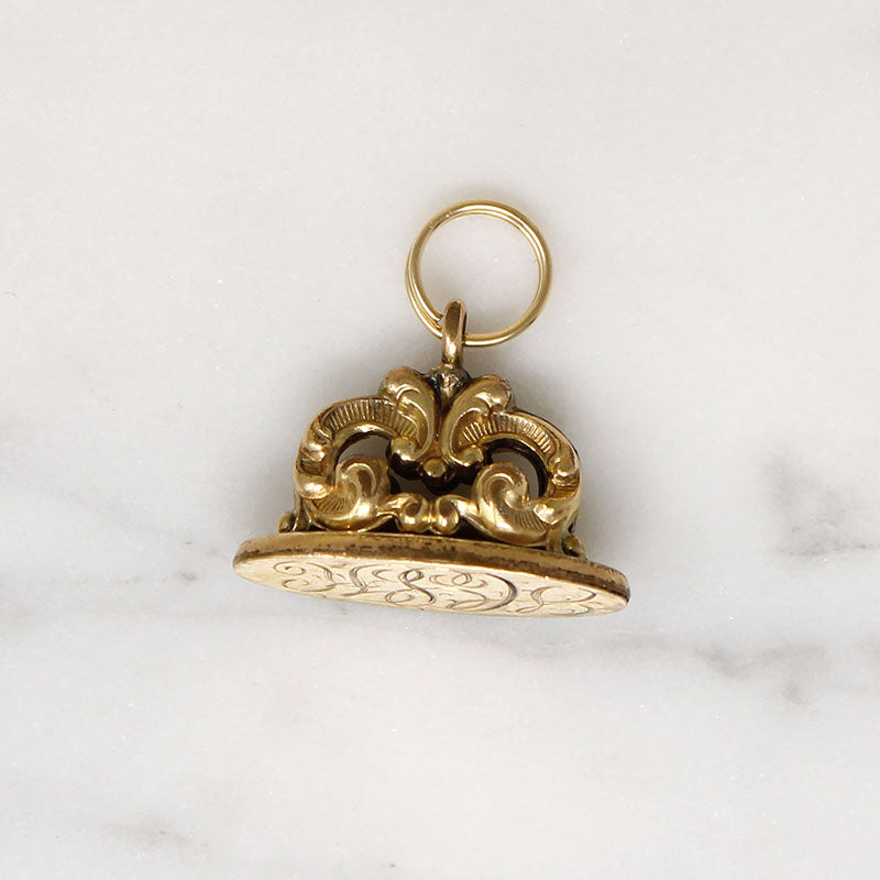 Graceful Little Victorian Revival Fob