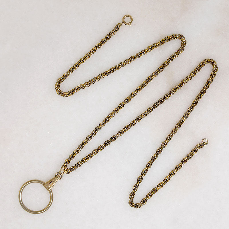 Rope Chain with Retro Charm Holder by Ancient Influences
