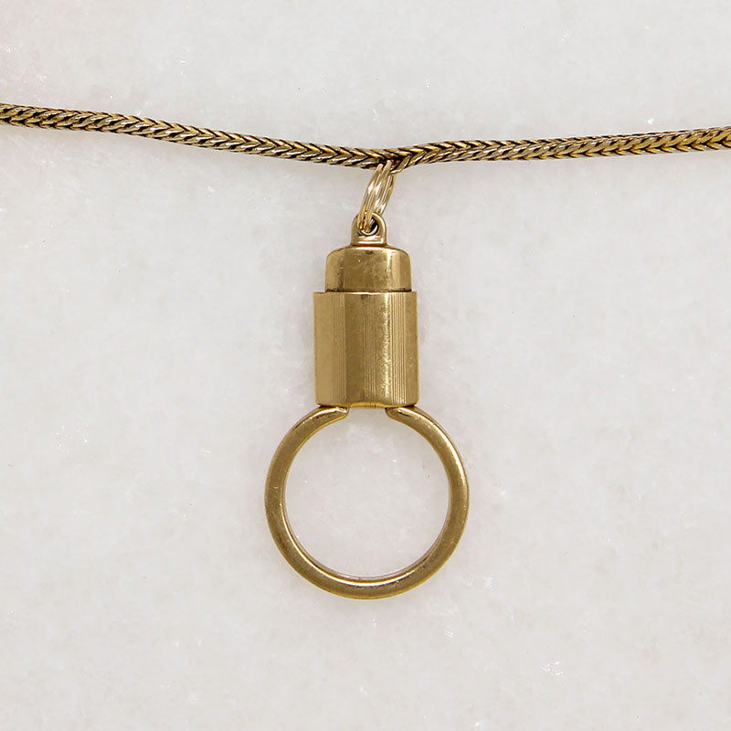 Handsome Charm Holder on Serpentine Chain by Ancient Influences
