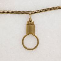 Handsome Charm Holder on Serpentine Chain by Ancient Influences