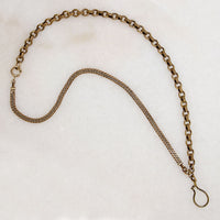 Curb & Rolo Married Chain with Hook by Ancient Influences