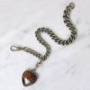 Sterling Bracelet with Agate Heart Locket by Ancient Influences