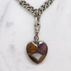 Sterling Bracelet with Agate Heart Locket by Ancient Influences