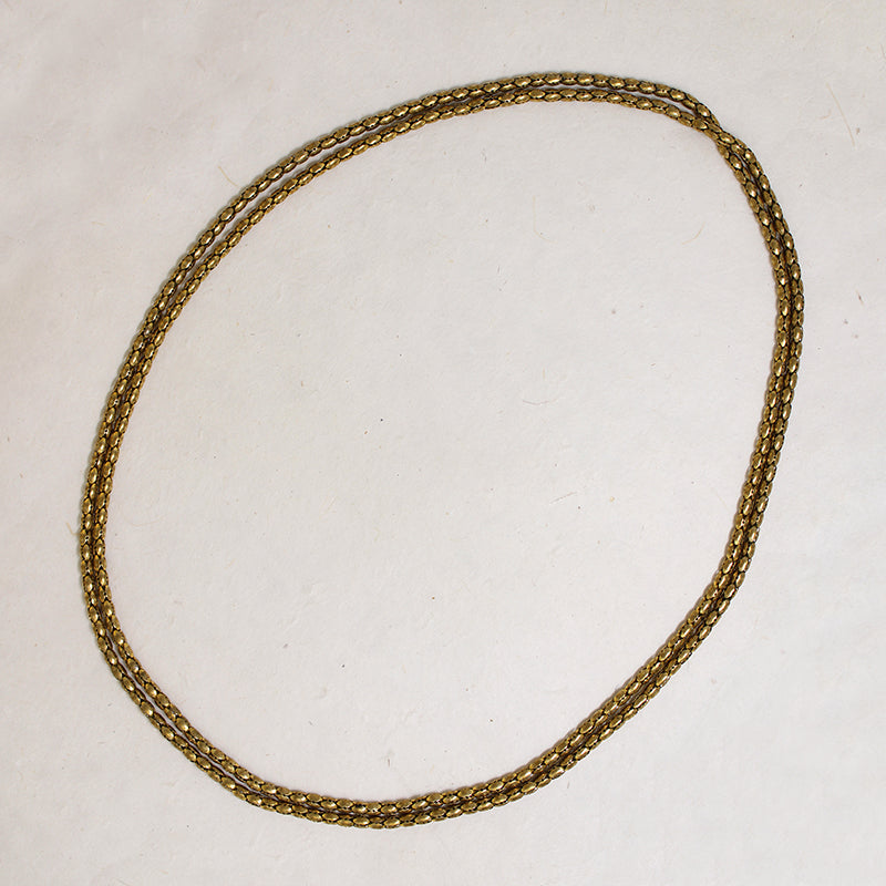 Extra Long Mid Century Tube Link Chain 