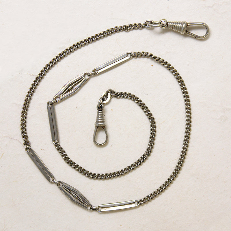 Chic Curb & Fancy Silver Link Chain by Ancient Influences