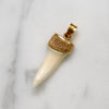 Gold Capped Tooth Charm from Ancient Influences