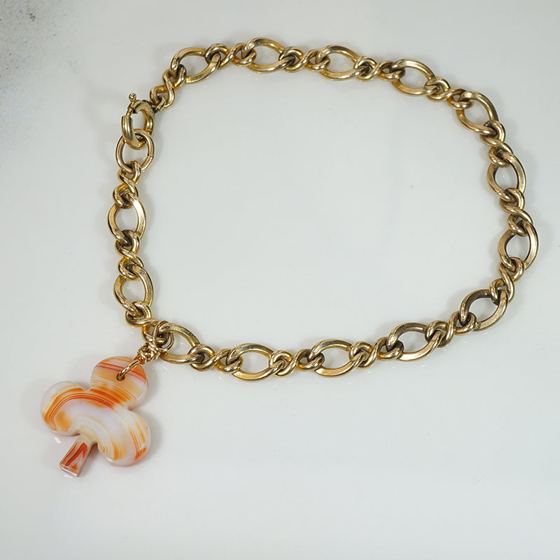 Sweet Charm Bracelet with Clover Charm