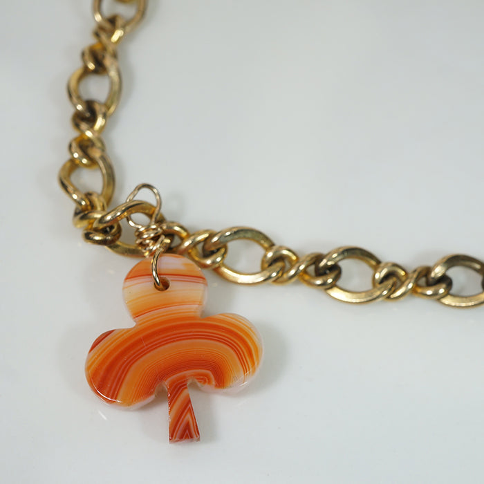 Sweet Charm Bracelet with Clover Charm