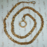 Big Fancy Bolt Ring Pretzel Chain by Ancient Influences
