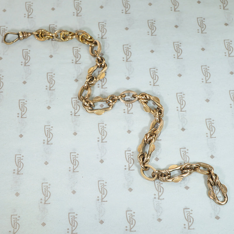 Fancy Link Watch Chain Bracelet by Ancient Influences
