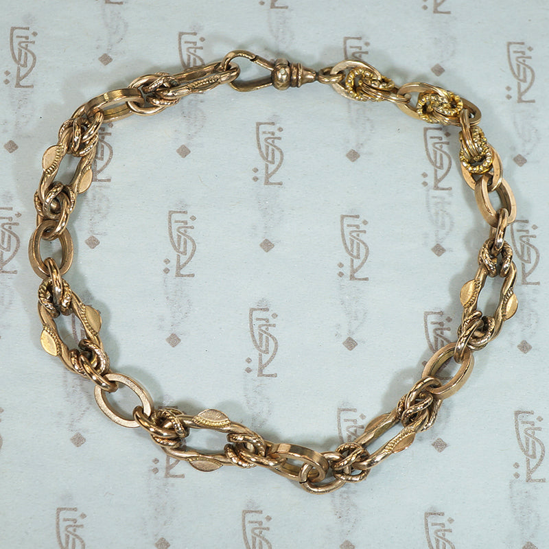 Fancy Link Watch Chain Bracelet by Ancient Influences